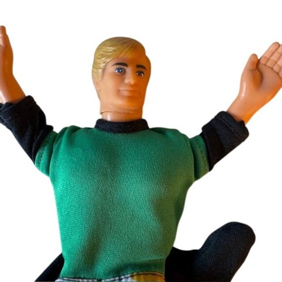 Mattel 1986 Real Men Finger Puppet Action Figure Toy Glove - Picture 2 of 6